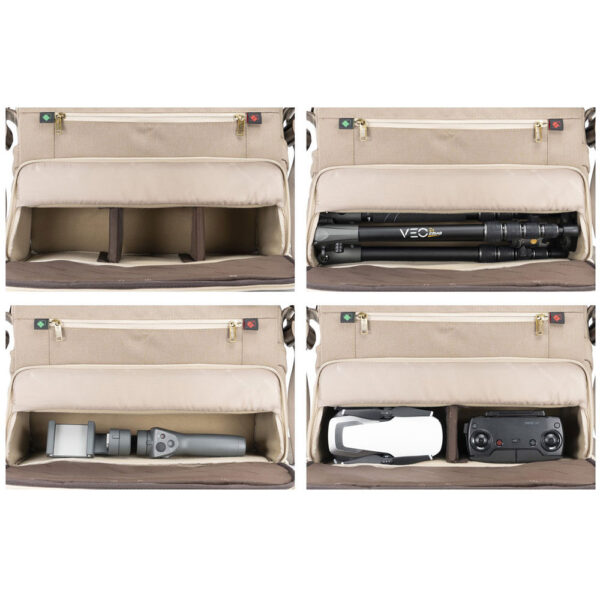 Vanguard VEO RANGE 38 BG MESSENGER CAMERA BAG - TAN - Image 5