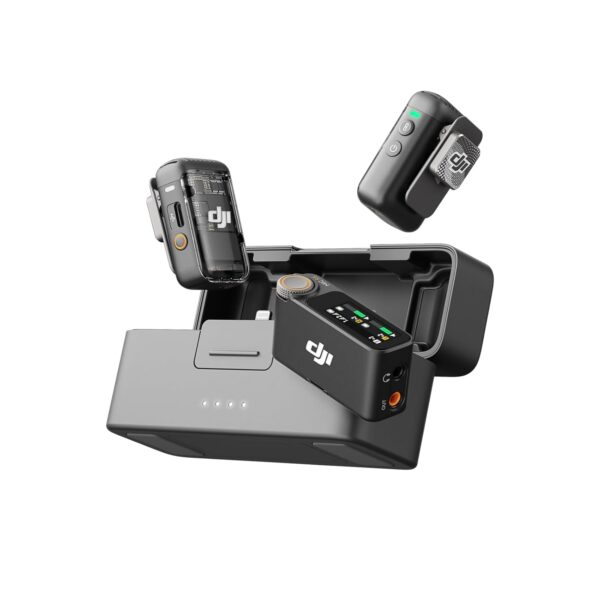 DJI MIC 2 (2 TX + 1 RX + Charging Case) All-in-one Wireless Microphone