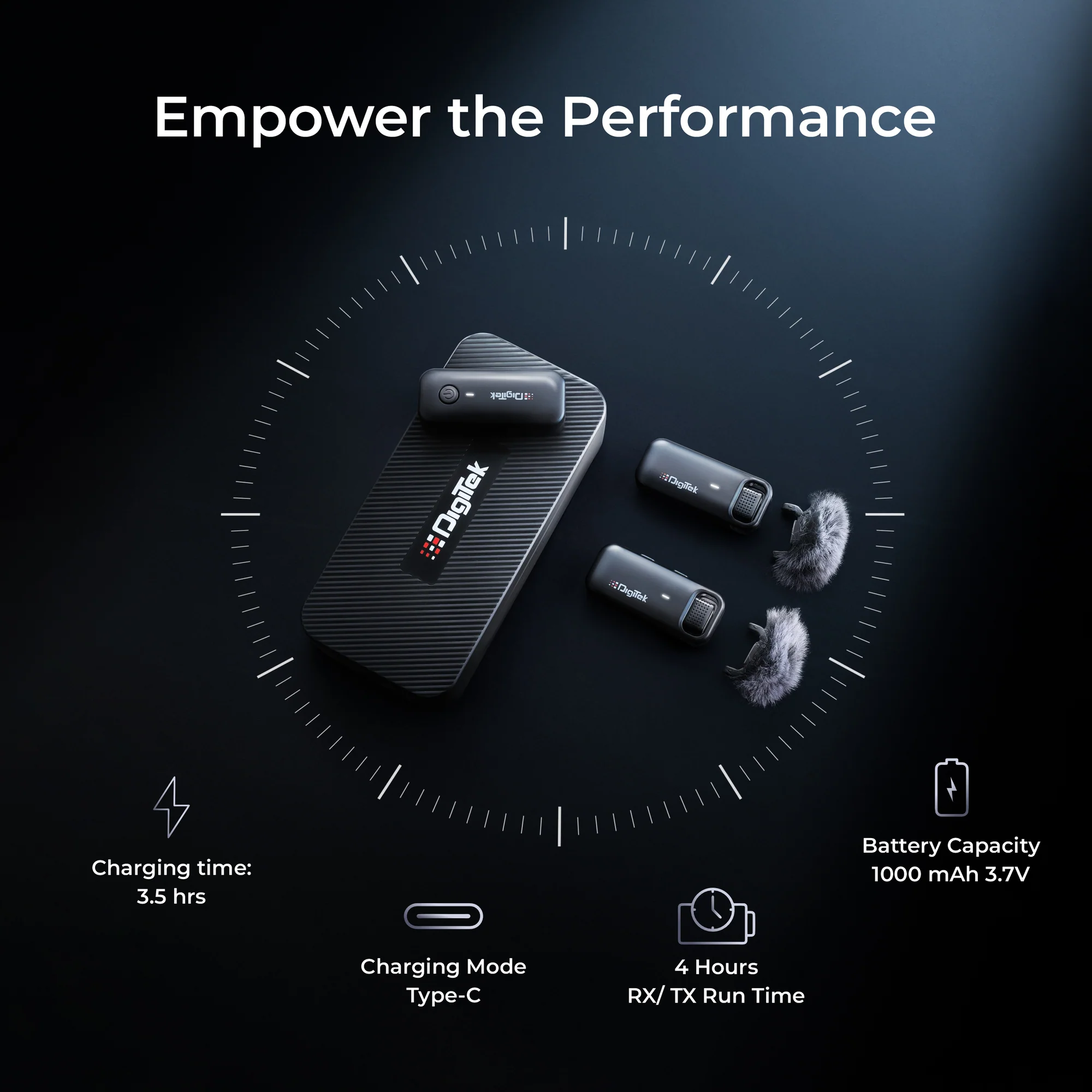 Digitek DWM-106) 2-in-1 Wireless Microphone System - Image 10