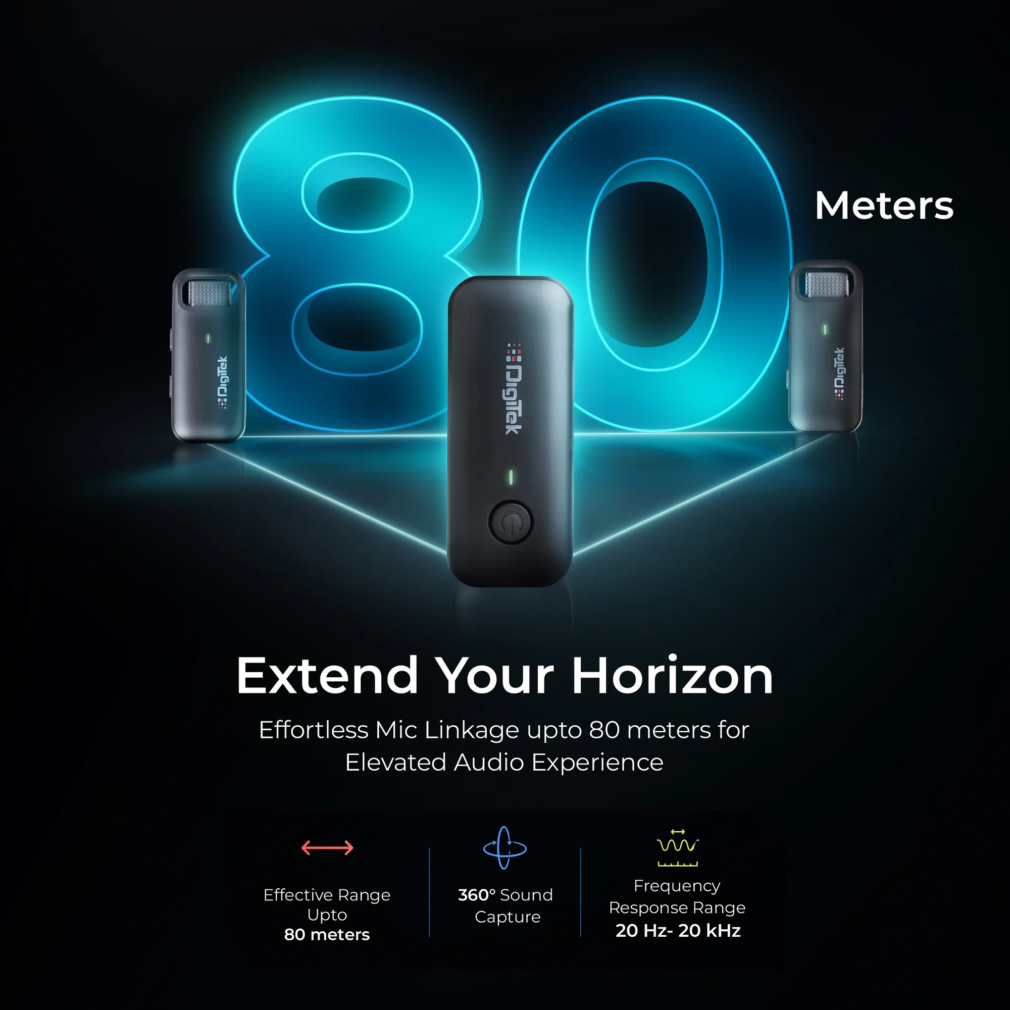 Digitek DWM-106) 2-in-1 Wireless Microphone System - Image 7