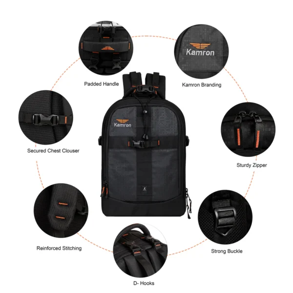 Kamron P100 PRO Camera Backpack - Image 2