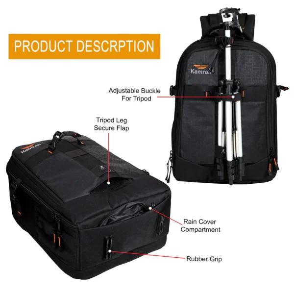 Kamron P100 PRO Camera Backpack - Image 8