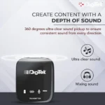 Digitek DWM 101 Pro Wireless Microphone System with ANC Noise Reduction - Image 3