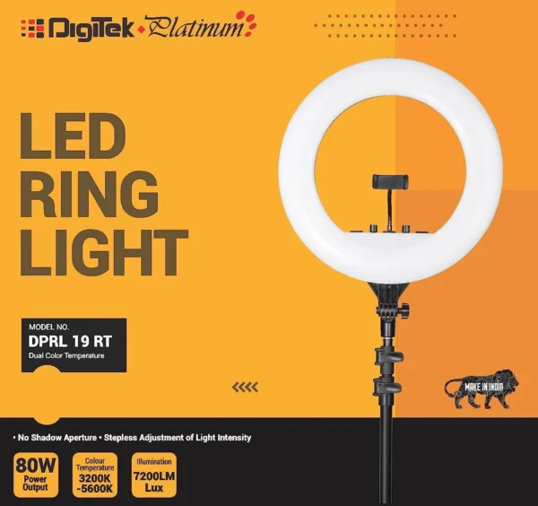 Digitek Platinum DPRL-19RT Professional LED Ring Light - Image 4